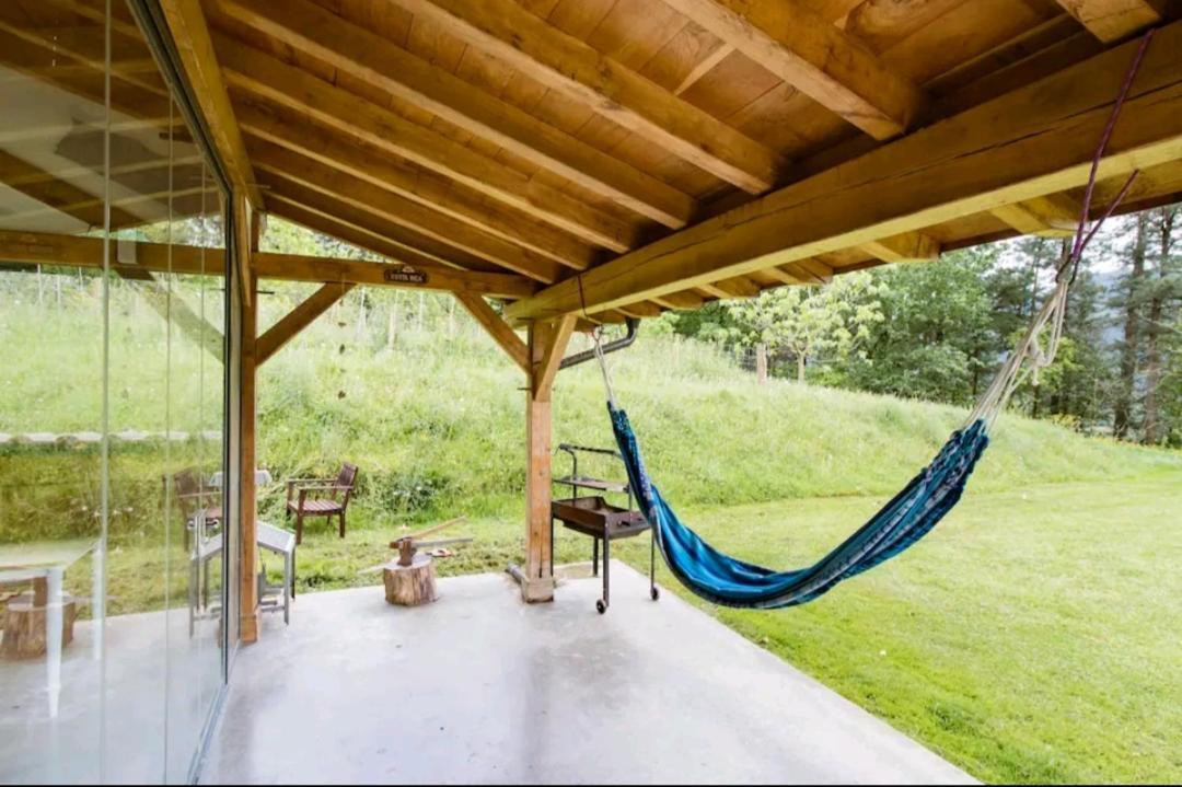 Chalet Con Piscina Climatizada En La Naturaleza Areatza Eksteriør bilde